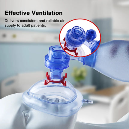Califed First Aid Equipments PVC Manual Resuscitator Outdoor Rescue Tools Suitable For Infant Child And Adult