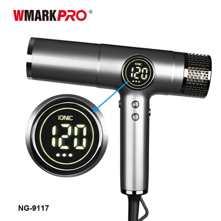 WMARK Hair Dryer Professional Blow Drier Hot and Cold Adjustment Hair Dryer Machine Powerful Negative Ion Home Appliance NG-9117