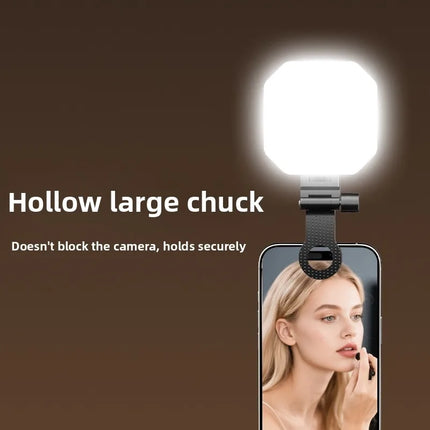Magnetic phone ring light for live streaming camera video shooting and photo taking