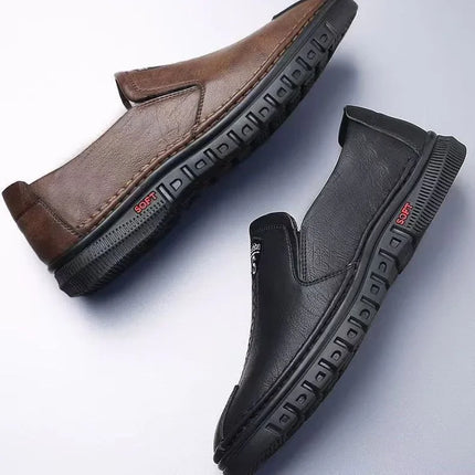 2026 PU Leather Men's Loafers Luxury Men Casual Shoes New Fashion Driving Shoes Breathable Slip on Men Moccasins Plus Size 39~44
