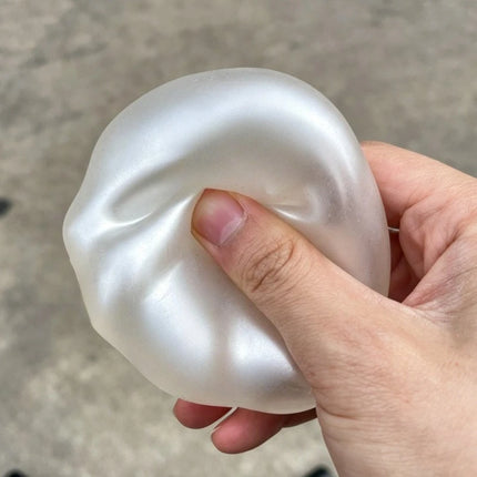 .Moldable Squishy Pearl Coconut Oil Squeeze Toy Moldable Stress Ball Squishy Toy Slow Rising Decompression Sensory Toy for Adult