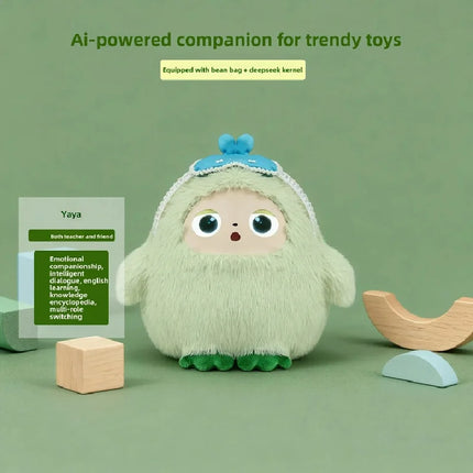 AI Smart Interactive Plush Rabbit Toy Voice Dialogue Story Time English Learning Bedtime Companion For Kids Birthday Gift