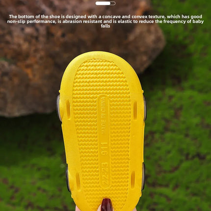 Kids Luminous Slippers Summer Indoor Cartoon Car Girls Shoes Soft Anti-slip Boy Beach Shoes Fashion Outdoor Children LED Slipper