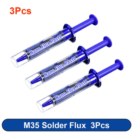MECHANIC M35 Nano Flux New Ice Extreme Purity Flux Paste 98% Activity High Performance for CPU LED BGA Chip/Motherboard Repair