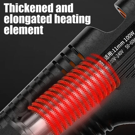 150W 100W Hot Melt Glue Gun 11mm Glue Sticks Industrial DIY Electrothermal Glue Gun Heat Temperature Electric Repair Tools