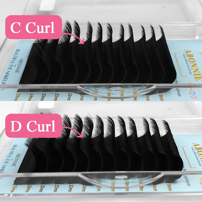 Abonnie Cashmere Classic Individual Eyelash Extensions Ultra Matte Black Lashes Fluffy Cilia All Size Cilios