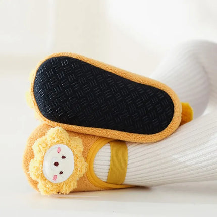 Cartoon Animal Baby Socks Soft Cotton Toddler Floor Socks Autumn Winter Warm Indoor Kids Socks First Walker