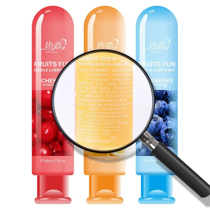 Fruit Flavor Lubricant for Sex Love Gel Vagina Water Base Body Lubricant Lube Love Gel Gay Sex Games Sex Toys Anal Lubricant