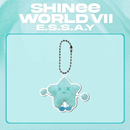 Kpop SHINee  Cartoon Keychain 7th Concert Bead Chain Bag Charms Keyring Pendant Onew Jong Hyun Fans Gifts Collection Accessories