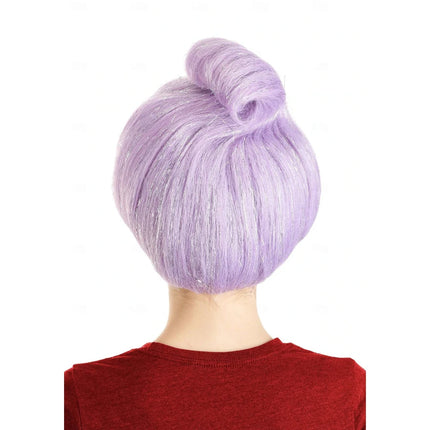 HAIRJOY Women  Synthetic Hair Wig Short Light Purple Fairy Godmother Costume Wig   for Carvinal Cosplay Costume