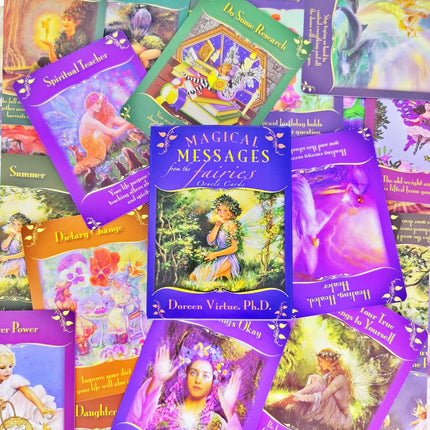 Magical Messages From the Fairies Oracle Cards 44 Cards Fate Divination Tarot Card