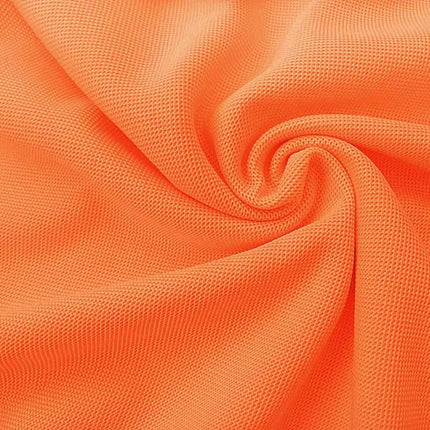 Pure Pique Fabric Classic Comfort Mesh Spring Summer Collar Polo T-Shirt Breathable Designer Knit Clothing DIY Material