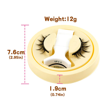 3D Magnetic False Eyelashes Tweezer Set Reusable Natural Eyelashes Mink False Lash Professional Eyelash Extension Makeup Tool