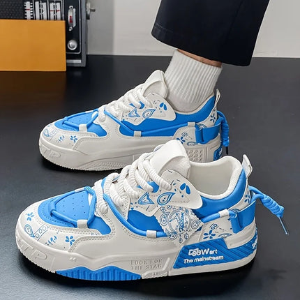 Sneakers, Outdoor Sports Men's Lace-up Fitness Skate Shoes Casual Basketball Shoes Comfortable Soft Sole Large Size