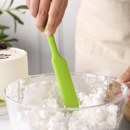 24CM Non Stick Silicone Integrated Spatula Cream Stirring Spatula Butter Scraper Cake Food Grade Baking Tools Cheap Wholesale