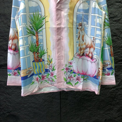 Trendy Long Sleeve Men's Shirt 3D Printing Design Beachwear Motorcycle Style Spring And Autumn Collection from Mainland China
