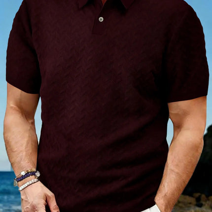 Mens Polo Shirt Summer Short Sleeve Male Polos Streetwear Man Tops Solid Color Poloshirt Brand Breathable Male Polo Shirts Men