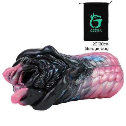 GEEBA Silicone Sex Foot Toys Fantasy Male Masturbator Unique Alien Stroker Adult Sex Toy Aritificial Vagina Pocket Pussy Stroker