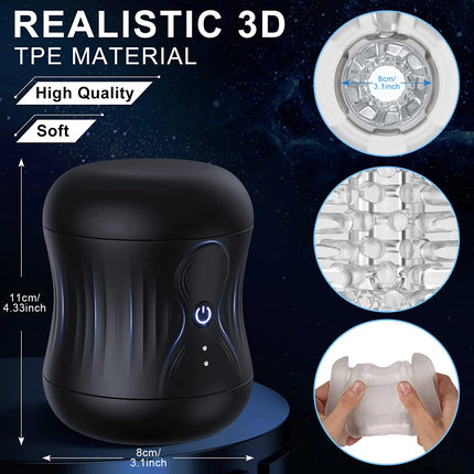 Automatic Male Mastubator Vibration Blowjob Machine for Men Masturbation Cup Sex Toys Adult Goods for Men Masturbate Supplies