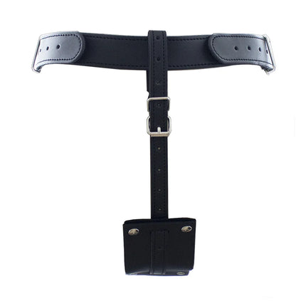 Leather Chastity Belt,Strapon Dildo Harness Underwear,Strap-on Anal Plug Butt Panties,Sex Toys For Women Men