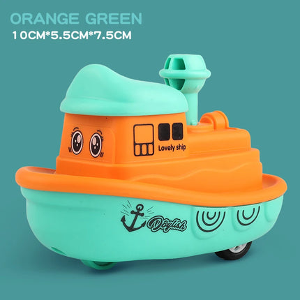 Rebound Inertia Pressing Car Airplane Bus Taxi Children's Indoor Parent-Child Interaction Blue Toy Birthday gift