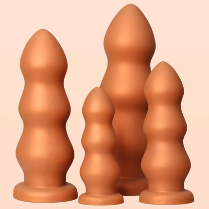 4 Size Big huge anal beads butt plug smooth soft silicone dilatador anal dildo penetration anal toys buttplug Prostate Massage