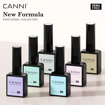 9ml CANNI Nail Gel Polish HEMA FREE TPO FREE French Nail Design Rubber Base Gel Builder Nail Gel In Bottle Semi Permanent Gel