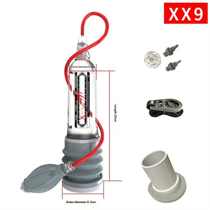 Male penis pump, water vacuum pump, male penis enlargement pump, extender, rooster exercise pump, glans training device, adult s