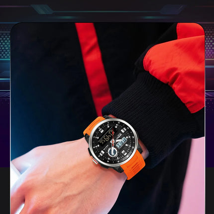 SANDA Fashion Brand Sport Electronics Watches for Men Outdoors Analog Digital Man Watch Luminous Waterproof Backlight Wristwatch