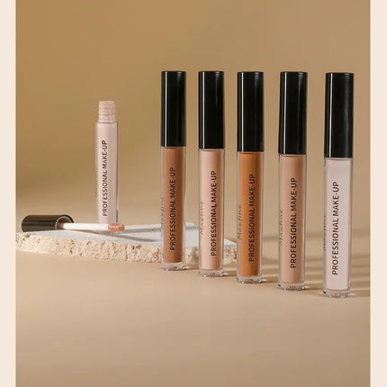 Waterproof Concealer Pen Full Coverage Cover Dark Circles Acne Pores Concealer Pen Matte Foundation Cream Facial Makeup Cosmetic
