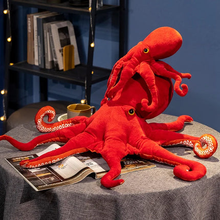 40cm75cm Lifelike Octopus Plush Toy Stuffed Simulation Sea Animal Plush Toys Red Octopus Dolls & Stuffed Toys For Gift
