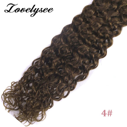Water Wave Nano Rings Hair Extensions European Natural Blonde Human Hair Micro Beads Ring Hair Extension 0.8g/1g/Strand 50pc/set