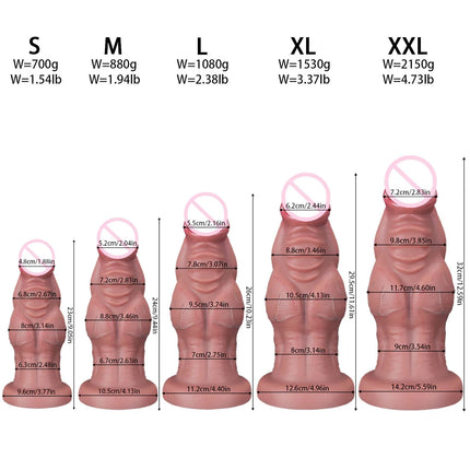 S-XXL Super Huge Anal Dildo 18+ Sex Toys for Wome Men Butt Plug Anal Dilation G-spot/prostate Massage Big Anal Plug Butplug