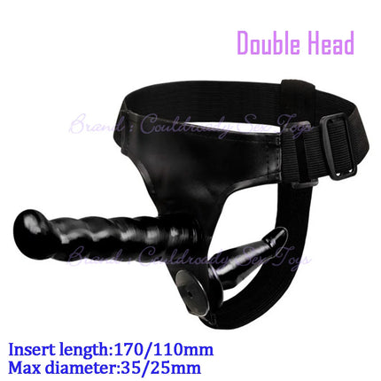 Soft Lesbian Strapon Harness Double Dildo Silicone Strap on Cock Realistic Penis Adult Sex Toys for Woman Intimate Products