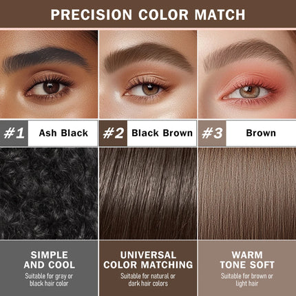 Multi-Fork Fluffy Liquid Eyebrow Pen waterproof Long Lasting Brow Natural Smooth Simulated Fine Flu Brow Pencil Eye Makeup
