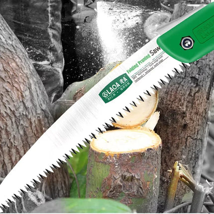 LAOA SK5 Sharp Tooth Foldable Garden Pruning Saw Multifunctional Hand Pruner for Gardening Camping Woodworking Cutting Tool
