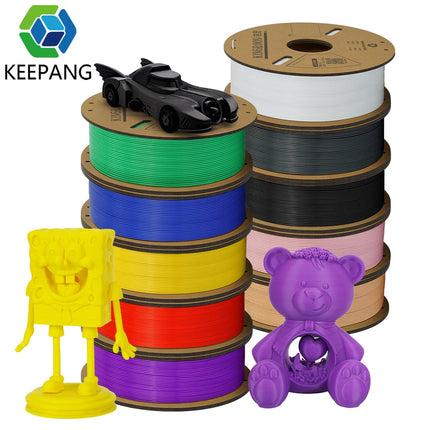 10KG PLA PETG TPU Filament 1.75mm Dimensional Accuracy+/-0.03mm No Bubble High Quality Multicolor 3D Printer Filament