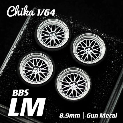 1/64 Chika Modified Wheels 9mm BBS LM VSXX Stance Wheels