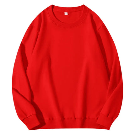 Men's and women's velvet crew neck sweater jumper casual wear cotton custom embroidery logo clothing design