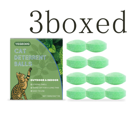 Convenient Cat Repellent Pills – Mild & Non-Irritating,Ready-to-Use (Just Place),Suitable for Sofas/Potted Plants/Lawns/Gardens