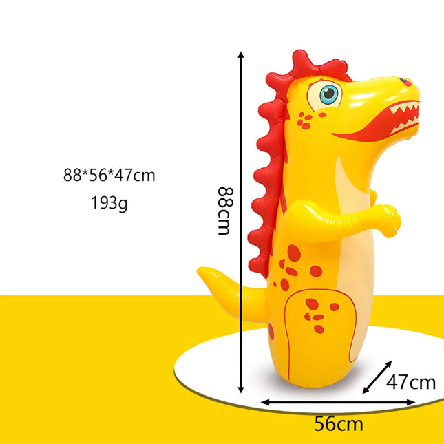 Inflatable Standing Punch Bag Toy Dinosaur Model Children's Game Outdoor Activity Parent-Child Interactive Boy's Toy Gift