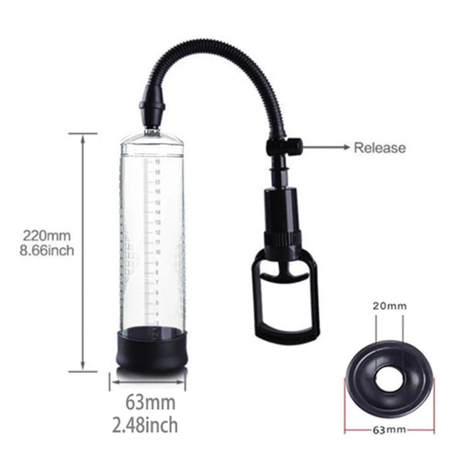 Male Penis Vacuum Pump With Penis Pump Sleeves Enlarger Extender Enhancer Erection Penile Bigger Growth Male Sex Toys for Men