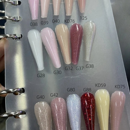 MSHARE 50g Shimmer Pink White Acrylic Gel TPO Free Glitter Shiny Extension Acryl Hard Gel Nails Sculpting Construction