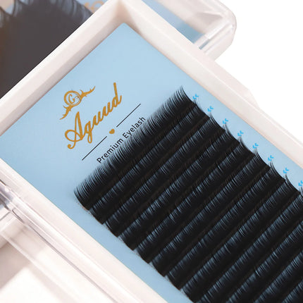AGUUD Russian Volume Eyelash Extensions 5-25mm Natural Soft Faux Mink Black Baby Cashmere Individual Lashes For Extension Cilia