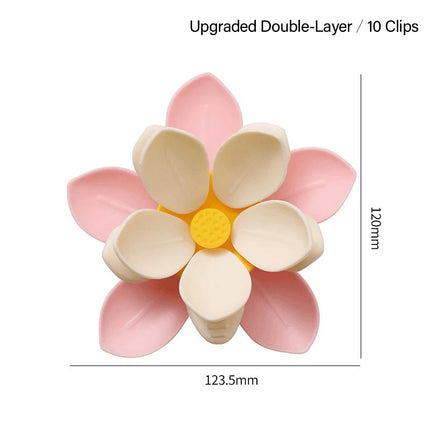 Sakura Magnetic Fridge Magnet Seal Clip Petal Sealing Clip Bag Clip Snack Sealer Multifunctional Kitchen Food Storage DJ005