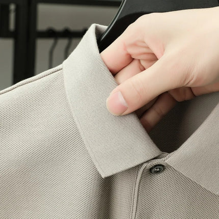 100% pure cotton new high-end brand men's short-sleeved polo shirt summer fashion hot selling pony embroidery golf top T-shirt