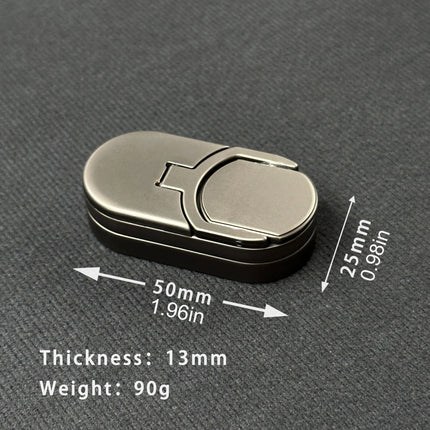 Target Push Slider Fidget Slider Toy Adult Metal Fidget Toy Finger Push Spin Coins Decompression Toys EDC Haptic Slider Gift