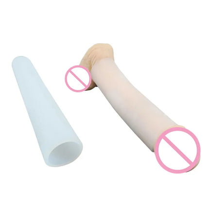 Soft Silicone Sleeve for Male Extender Hanger Stretcher Pump Vacuum Enlarger Enhancer Comfortable Replacement Accessory