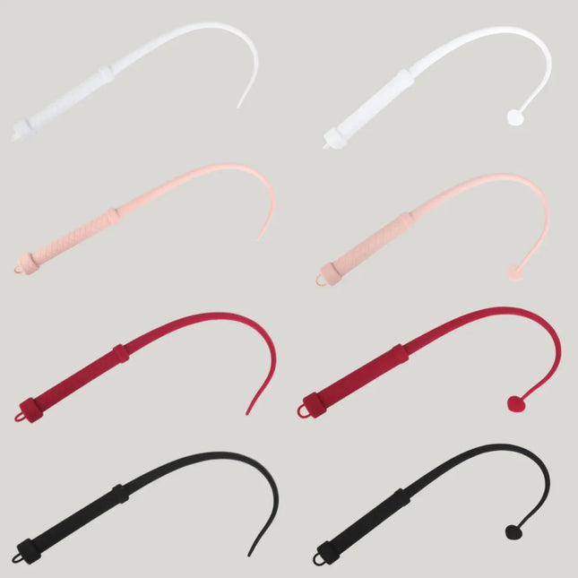 4 Colors Bdsm Bondage Silicone Slave Whip Restraints Fetish Spanking Flogger Adult Game Sex Toy For Women Men Exotic Accessories