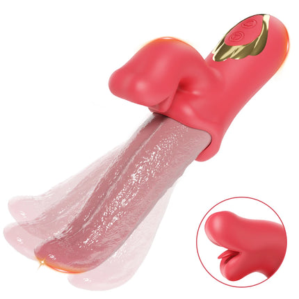 Sexy Adult Tongue Licking Nipple Vagina Vibrator Masturbation Tools Women Men Anal Dildo Vibrator Masturbation Tools for Women